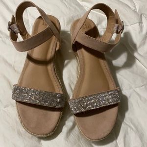 Time and Tru sparkle wedges